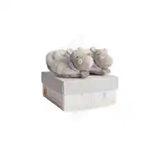 Coffret Chaussons avec Hochet Hippo Beige