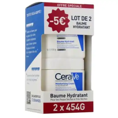 Cerave Baume Hydratant 2 Pots/454ml* à ANDERNOS-LES-BAINS
