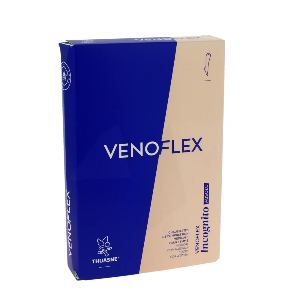 Venoflex Incognito Absolu 2 Chaussette Pied Ouvert Femme Naturel Taille 1n