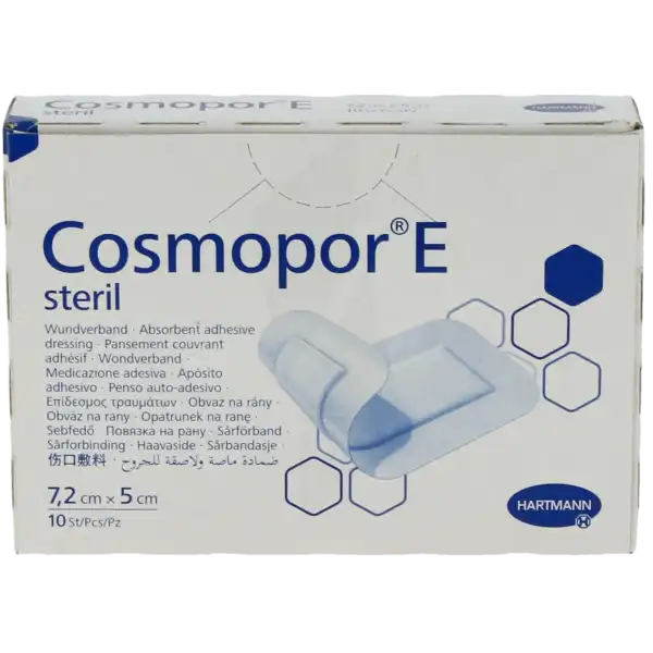 Cosmopor® E Pansement Adhésif 7,2 X 5 Cm - Boîte De 10