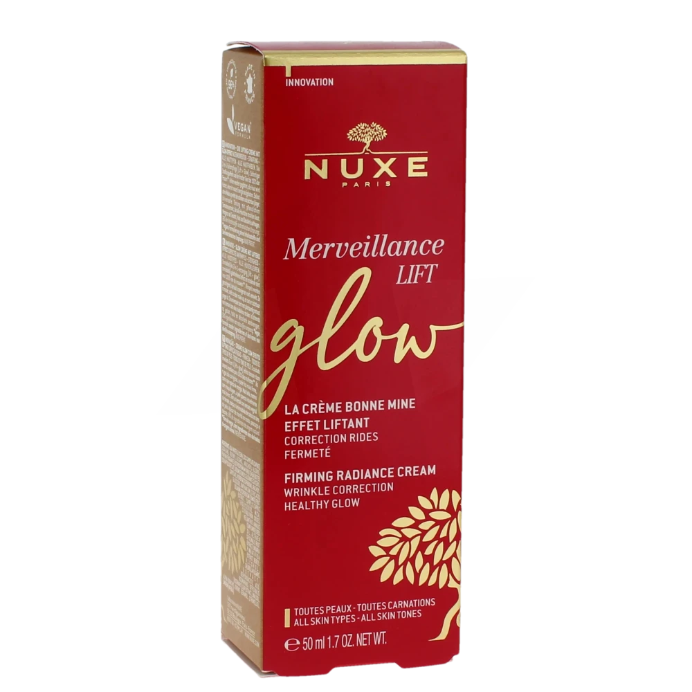 Nuxe Merveillance Lift Glow Crème Eclat Effet Liftant Tube De 50 Ml