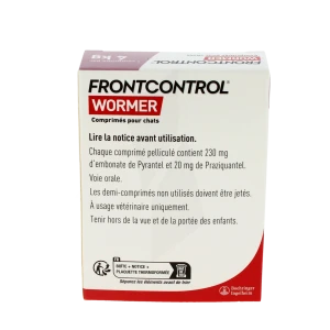 Frontcontrol Wormer Comprimés Chat B/2