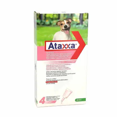 Ataxxa 500 Mg/100 Mg Solution Pour Spot-on Pour Chiens De 4 Kg A 10 Kg, Solution Pour Spot-on à ANGLET