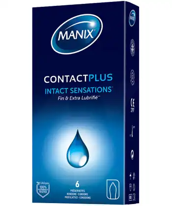 Manix Contact Plus Préservatifs Lubrifiés B/6