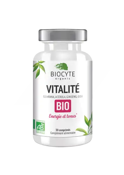 Biocyte Vitalité Comprimés Bio B/30