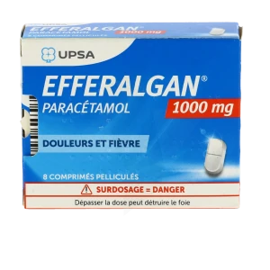 Efferalgan 1000 Mg, Comprimé Pelliculé