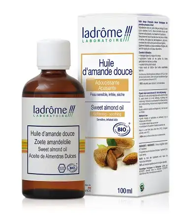 Ladrôme Huile Végétale Amande Douce Bio Fl/100ml+fl/30ml