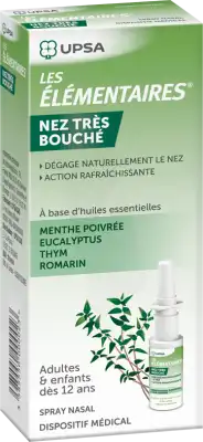Les Elementaires Solution Nasale Nez Très Bouché 15ml à TIGNIEU-JAMEYZIEU