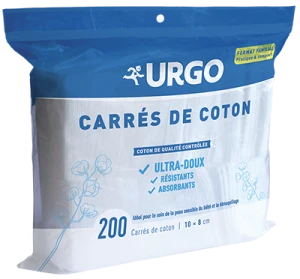Urgo Carrés De Coton 8x10cm Non Stérile B/200
