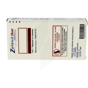 Zofenilduo 30 Mg/12,5 Mg, Comprimé Pelliculé
