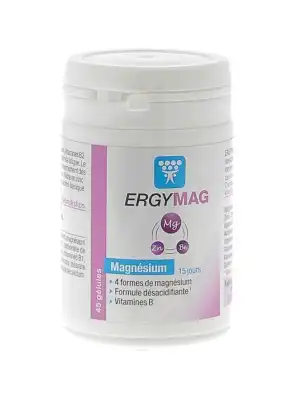 Ergymag Magnésium Vitamines B Gélules B/45 à BOURG-SAINT-MAURICE
