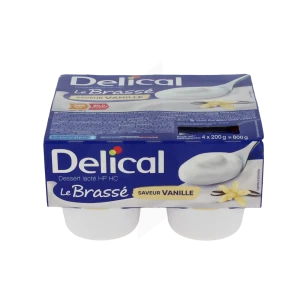 Delical Le Brassé Hp Hc Nutriment Vanille 4pots/200g