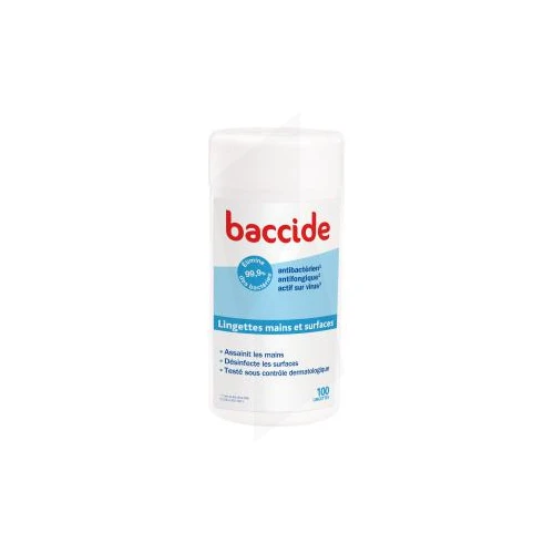 Pharmacie Le Quere - Parapharmacie Baccide Lingette Désinfectante Mains &  Surface B/100 - LE BARP