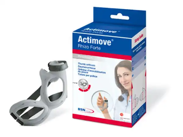 Actimove Rhizo Forte Orthèse Pouce Gauche Immobilisation Gris L
