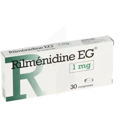 Rilmenidine Eg 1 Mg, Comprimé à La Ricamarie