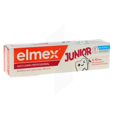 Elmex Anti-caries Professional Pâte Dentifrice Junior Tube De 75 Ml à Agen