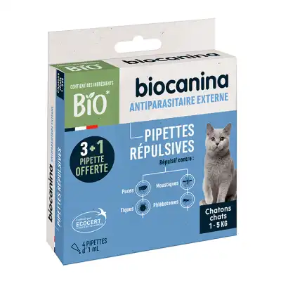 Biocanina Pipettes Repulsives Chat Bio