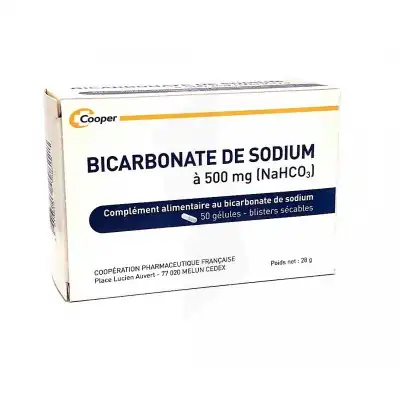 Cooper Bicarbonate De Sodium 500mg Gélules B/50 à Bordeaux