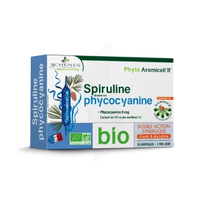 Phyto Aromicell'r Spiruline Phycocyanine Solution Buvable Bio 20 Ampoules/10ml