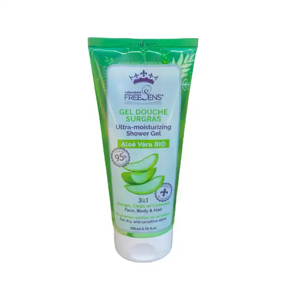 Freesens Gel Douche Surgras Sans Savon Aloe Vera T/200ml