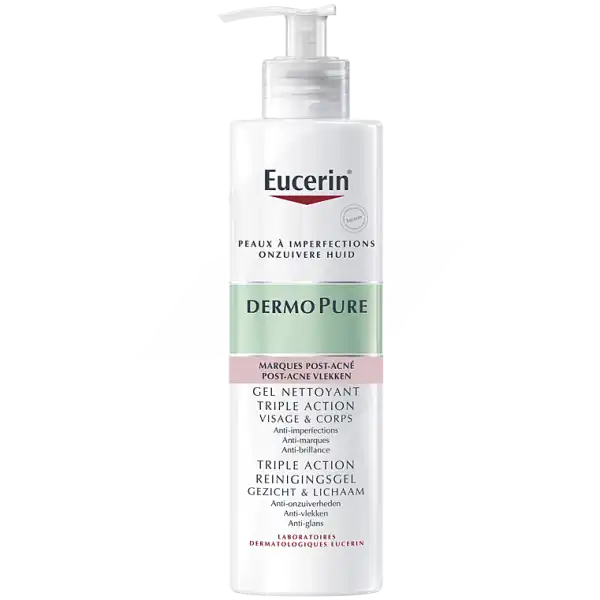 Eucerin Dermopure Gel Nettoyant Triple Action Fl/400ml
