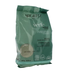 Argiletz Argile Surfine Verte Poudre Sachet/300g