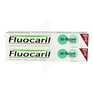 Fluocaril Bi-fluoré 145mg Dentifrice Menthe 2t/75ml