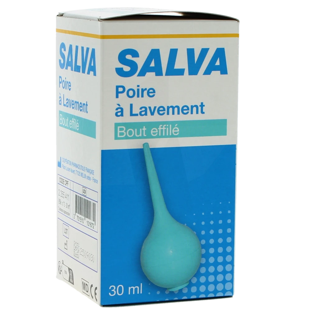 Salva Poire à Lavement Auriculaire N°2 (réservoir 30 Ml)