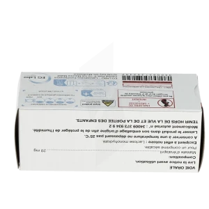 Enalapril Eg 20 Mg, Comprimé Sécable