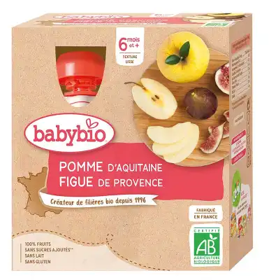 Babybio Gourde Pomme Figue à St Médard En Jalles