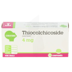 Thiocolchicoside Cristers 4 Mg, Comprimé
