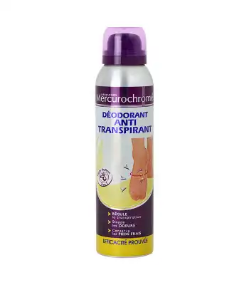 Mercurochrome Déodorant Anti-transpirant 150ml à NICE
