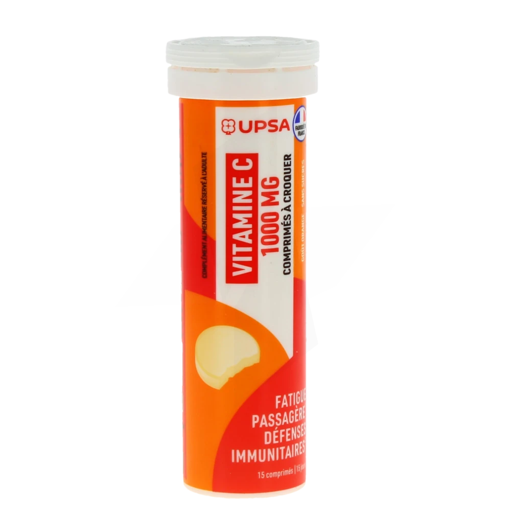 Upsa Vitamine C 1000 Comprimés Tube De 15