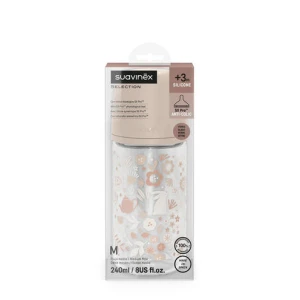 Suavinex Biberon Verre 240ml Sxpro M Rose