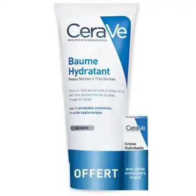 Cerave Baume Hydratant T/177ml + Crème Visage à CLERMONT-FERRAND