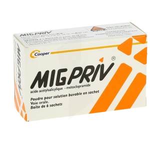 Migpriv, Poudre Pour Solution Buvable En Sachet