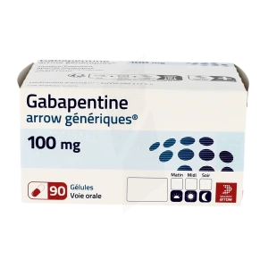 Gabapentine Arrow Generiques 100 Mg, Gélule