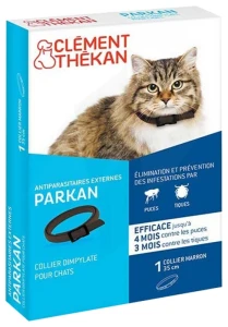 Parkan Collier Dimpylate Pour Chats, Collier Médicamenteux