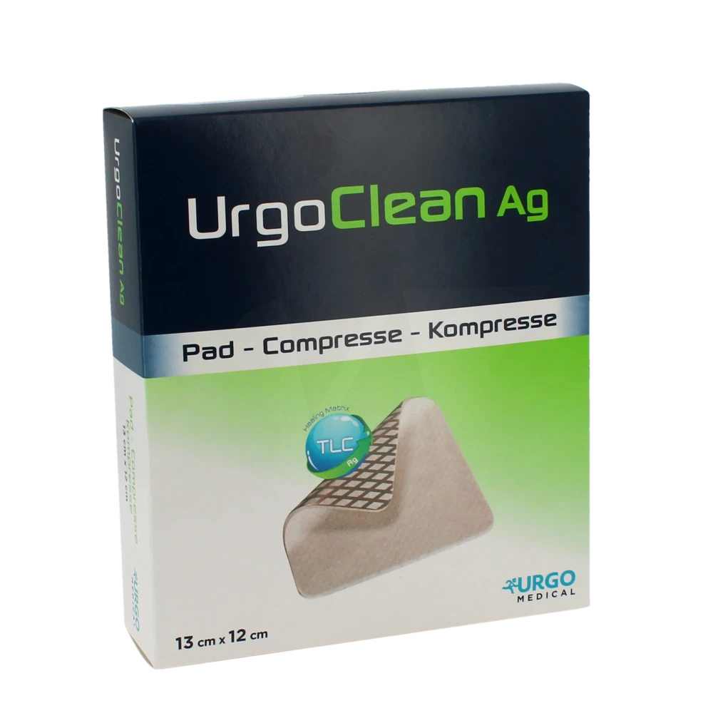 Urgoclean Ag Pansements 12x13cm B/16