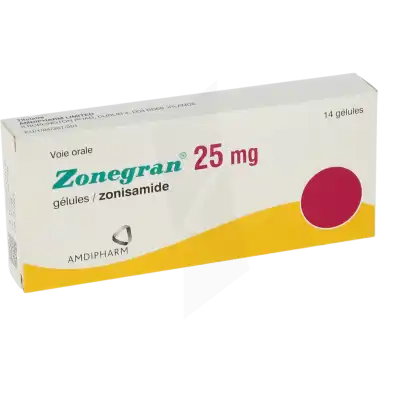 Zonegran 25 Mg, Gélule à LA CRAU