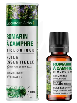 Laboratoire Altho Huile Essentielle Romarin à Camphre Bio 10ml