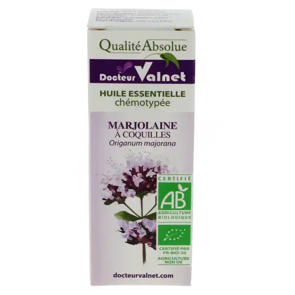 Docteur Valnet Huile Essentielle Bio Marjolaine à Coquilles 5ml