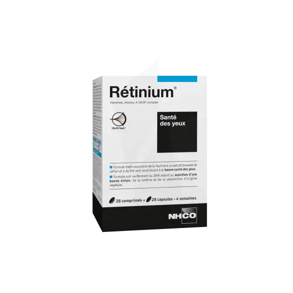 Nhco Nutrition Rétinium Comprimés + Capsules Boîte De 28 + 28