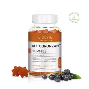 Biocyte Autobronzant Gummies Gomme Pot/60