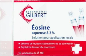 Eosine Aqueuse Gilbert 2 % S Appl Loc 10unid/2ml