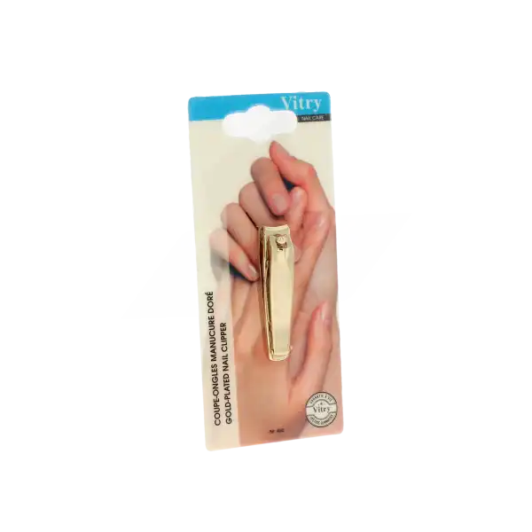 Vitry Coupe-ongles De Poche Sans Chainette Doré