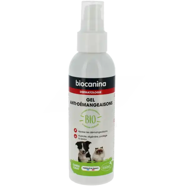 Biocanina Gel Anti-démangeaisons Bio Fl/125ml