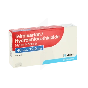 Telmisartan/hydrochlorothiazide Viatris 40 Mg/12,5 Mg, Comprimé