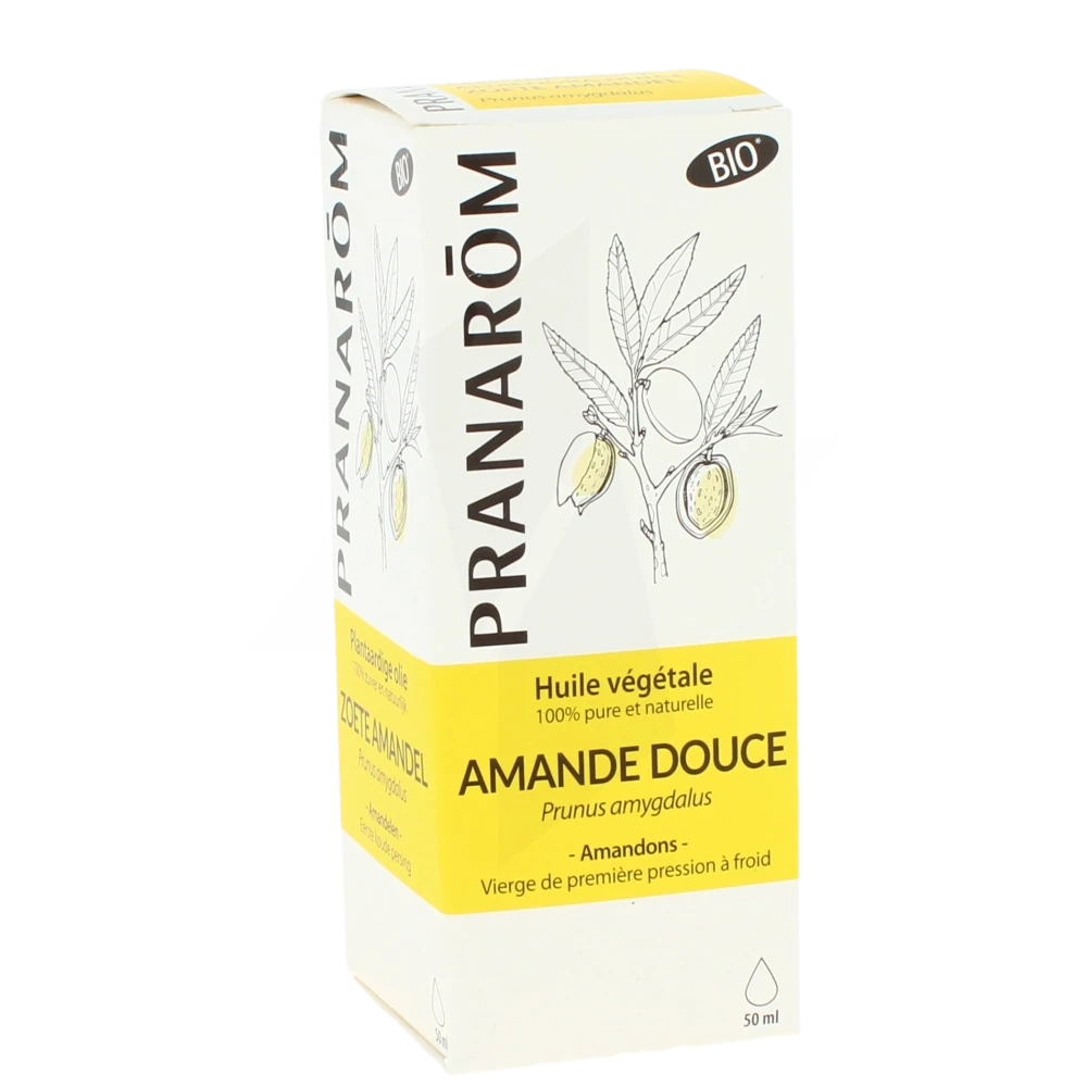 Pranarôm Huile Végétale Bio Amande Douce Fl/50ml