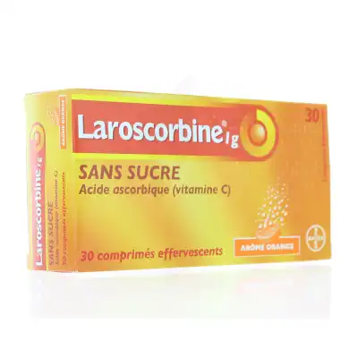 Laroscorbine Sans Sucre 1 G, Comprimé Effervescent 2t/15 à AUBEVOYE